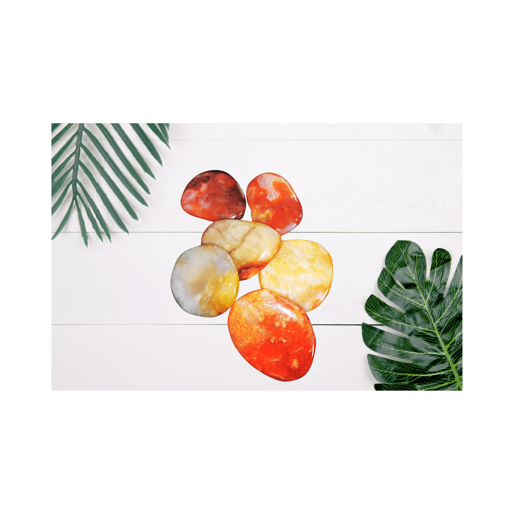 Karneol Handschmeichler flach - aromazauberei