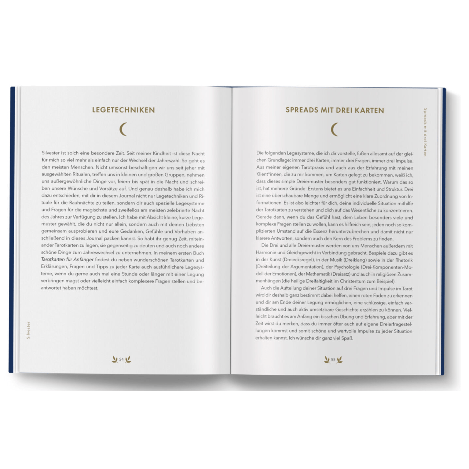 Tarot Journal für Rauhnächte und Jahreswende - aromazauberei
