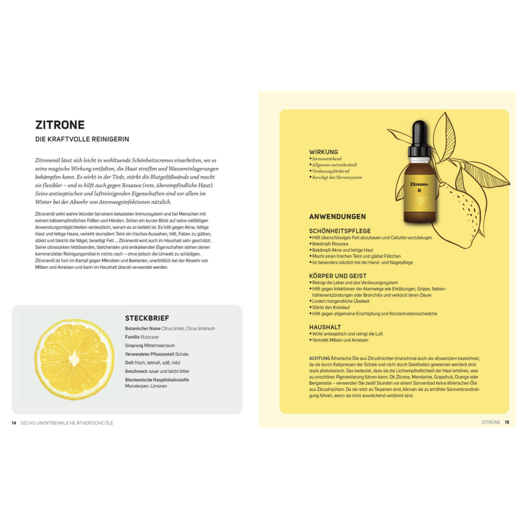 6 Ätherische Öle für Einsteiger Für Gesundheit, Schönheit, Haushalt u.v.m. Von Aromatherapie bis Zahnpflege - aromazauberei