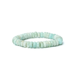 Amazonit Armband – Facettiert, AA - Qualität, elastisch (Ø 8 mm) - aromazauberei