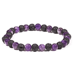 Amethyst Lava Armband – Aromatherapie & innere Ruhe - aromazauberei