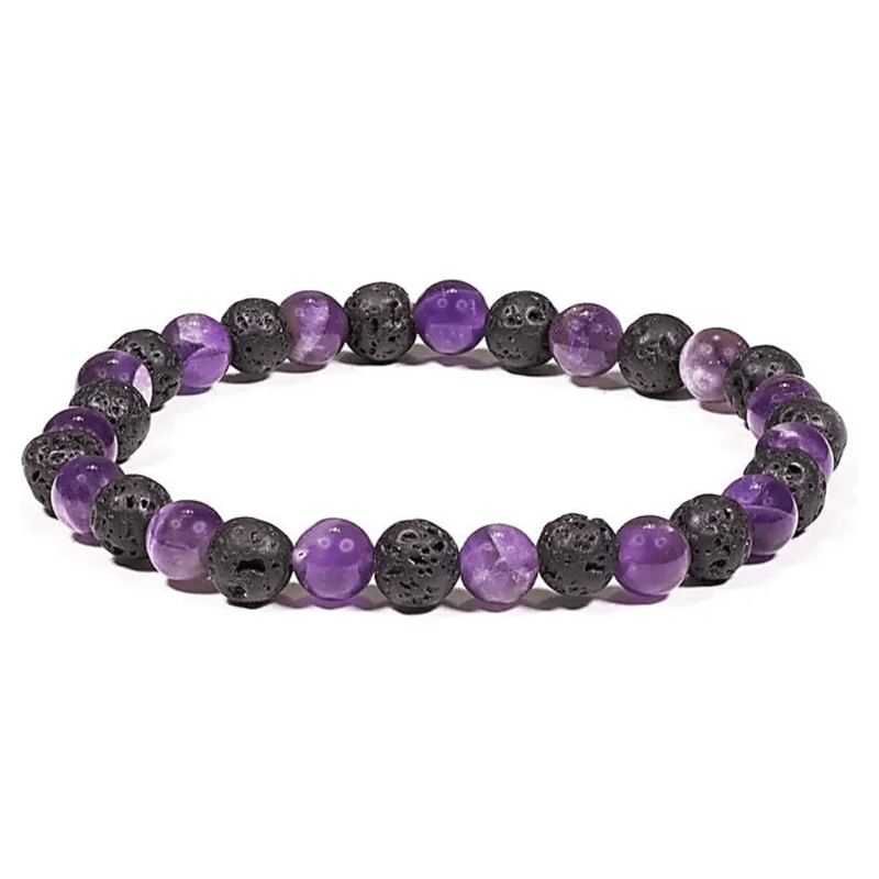 Amethyst Lava Armband – Aromatherapie & innere Ruhe - aromazauberei