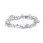 Bergkristall Splitterarmband | Elastisch | Heilstein Schmuck - aromazauberei