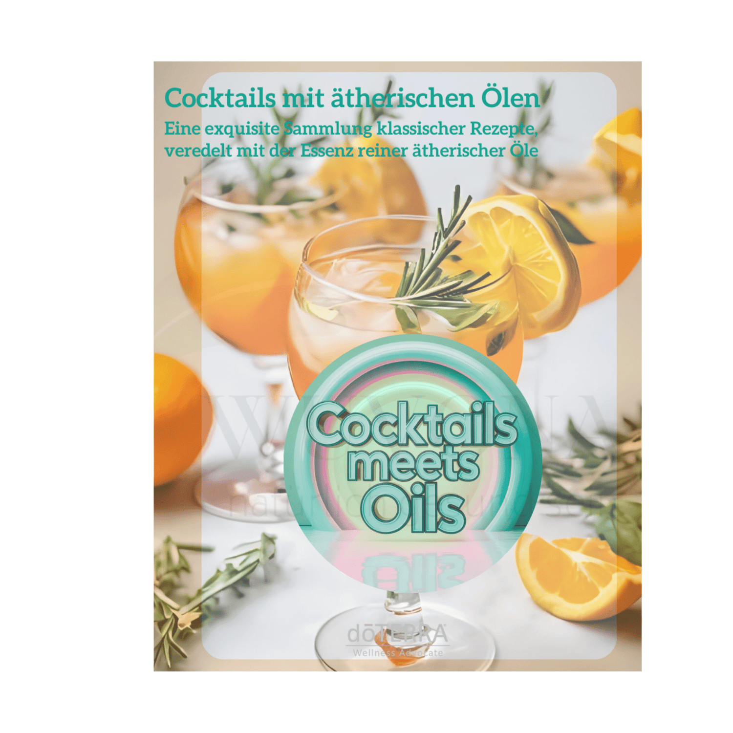 Cocktails meets Oils - Dein Cocktail Rezeptheft - aromazauberei