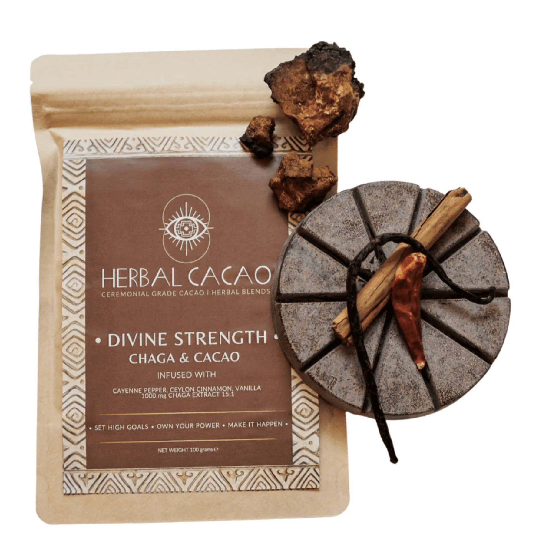 Divine Strength - Kräuter Kakao Mischung - aromazauberei