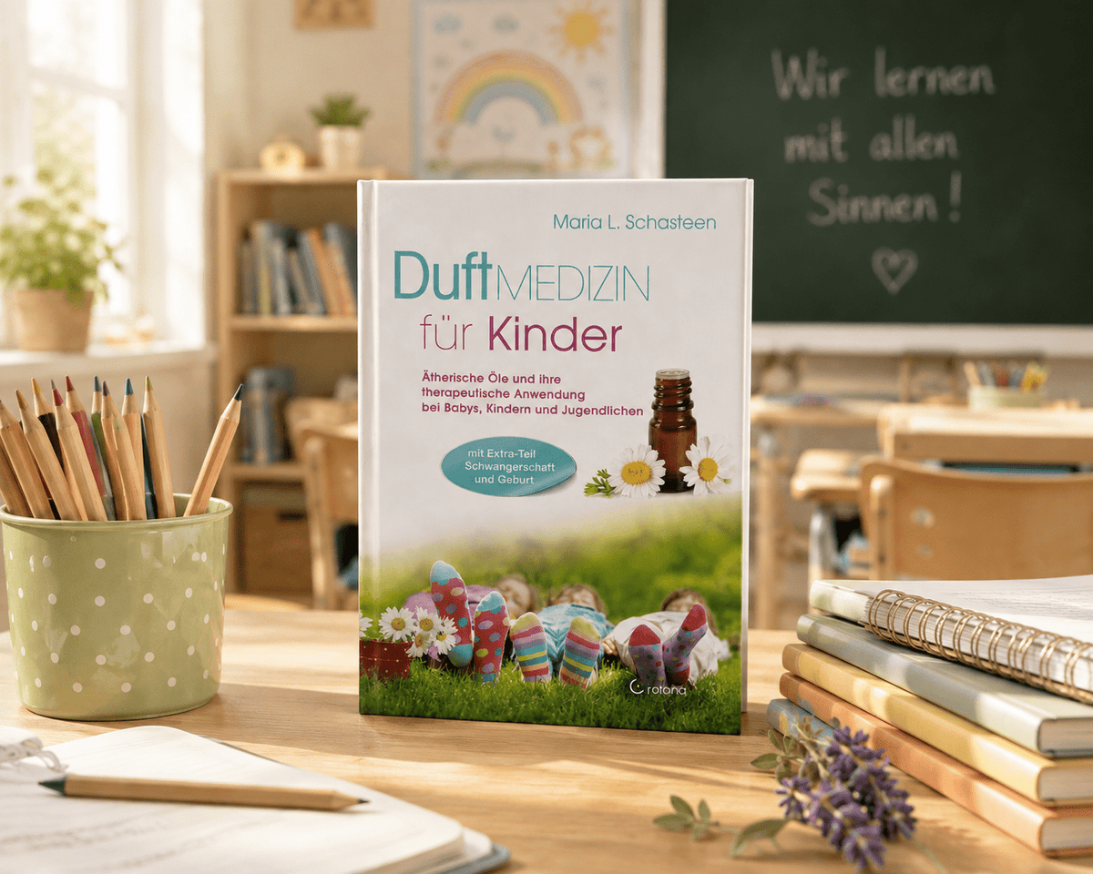 Duftmedizin für Kinder – Ätherische Öle bei Babys, Kindern & Jugendlichen - aromazauberei
