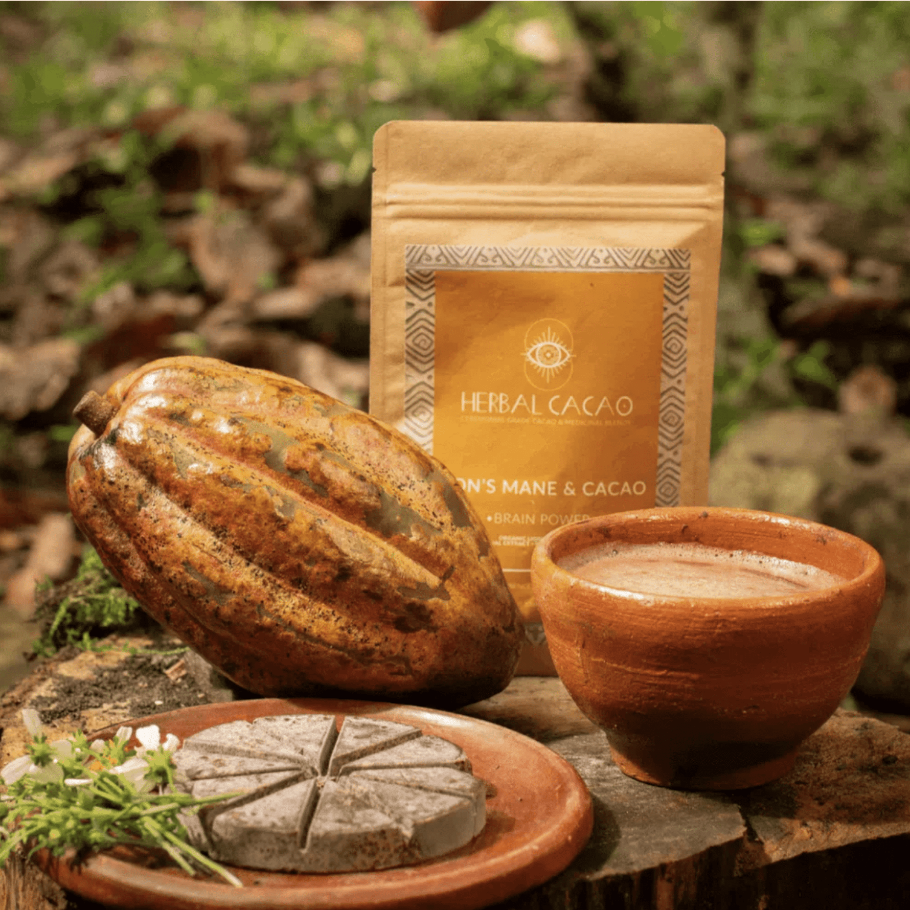 Golden Focus - Kräuter Kakao Mischung - aromazauberei