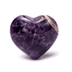 Handschmeichler Herz Amethyst | Sorgenstein ±3,5–4 cm - aromazauberei