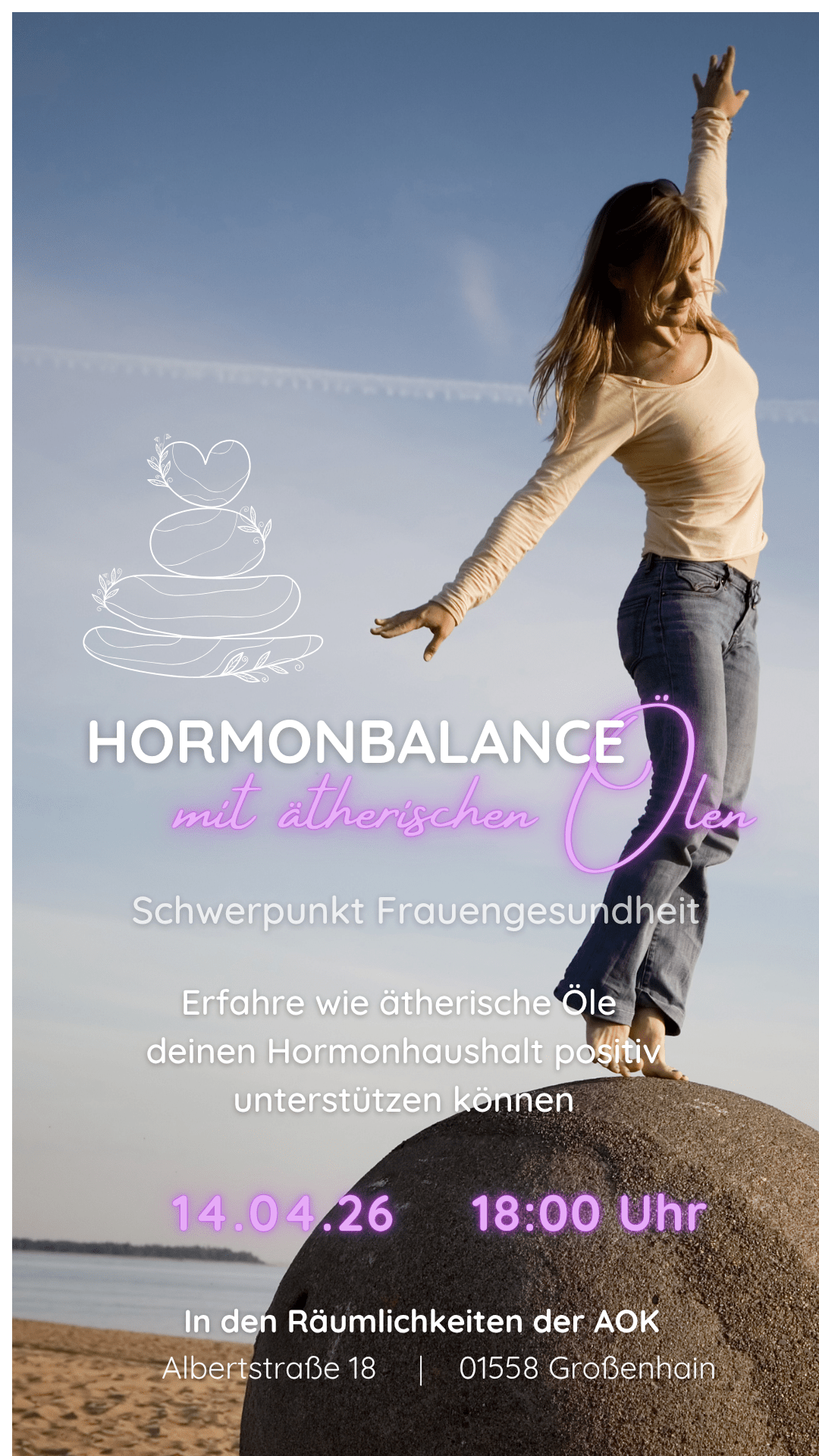 Hormone in Balance Workshop 14.04.26 18.00 Uhr AOK Großenhain - aromazauberei