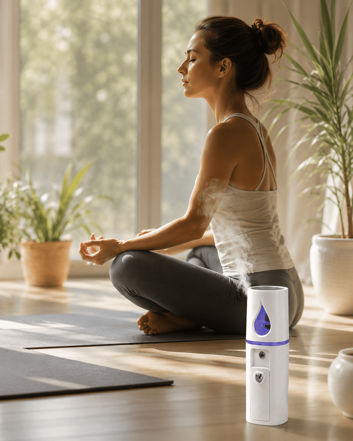 NANO Ultraschall Taschendiffuser – Mini Diffuser & Face Spa für unterwegs - aromazauberei