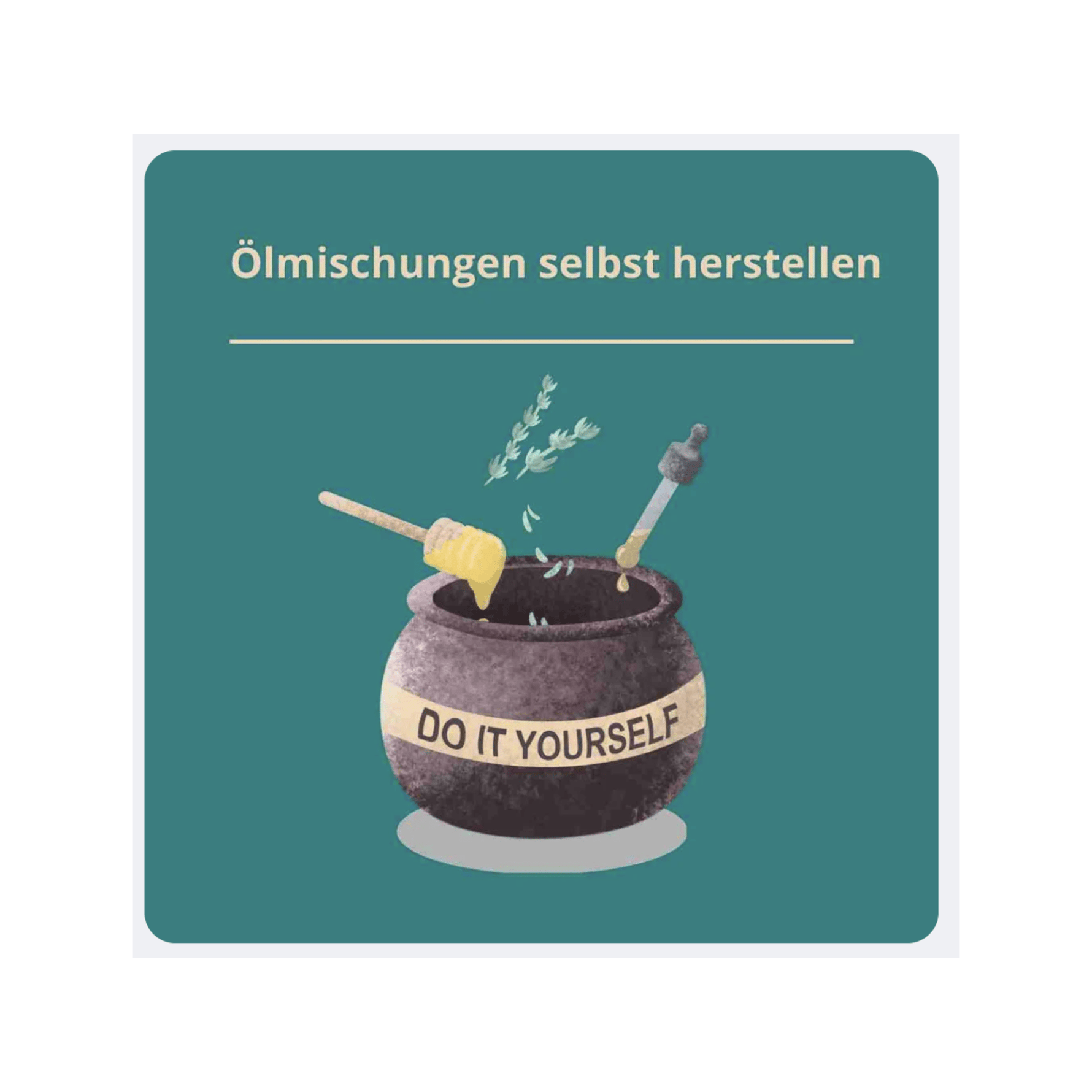 Ölmischungen selbst herstellen Broschüre - aromazauberei