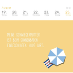 Postkartenkalender 2025: In dubio Prosecco - aromazauberei