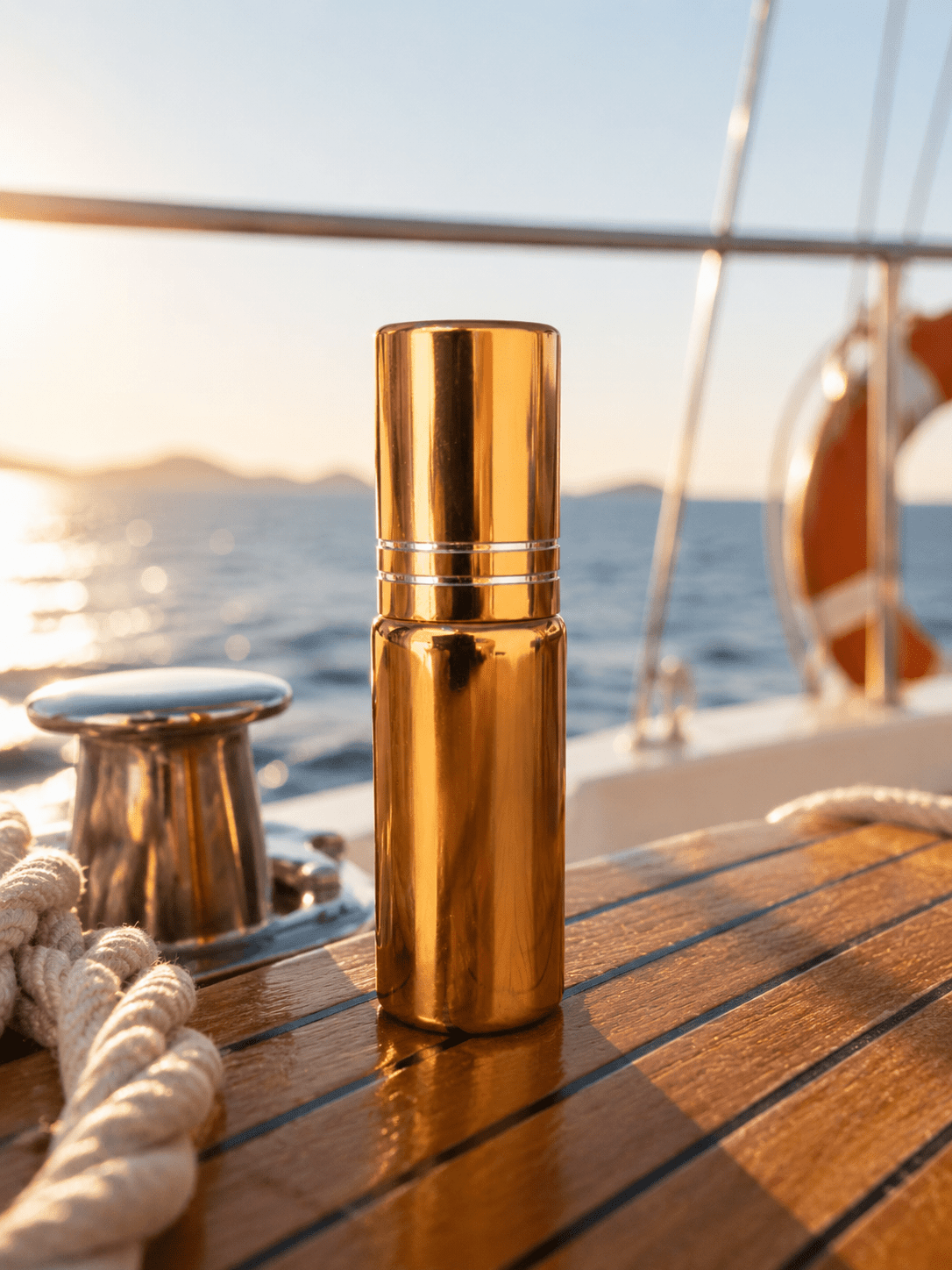 Roll-on Flasche 5ml Metallic – Blau, Grün & Gold | aromazauberei - aromazauberei
