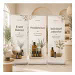 Roll-up Banner für Aromaberaterinnen & Aromaberater - aromazauberei