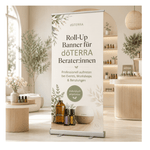 Roll-up Banner für Aromaberaterinnen & Aromaberater - aromazauberei