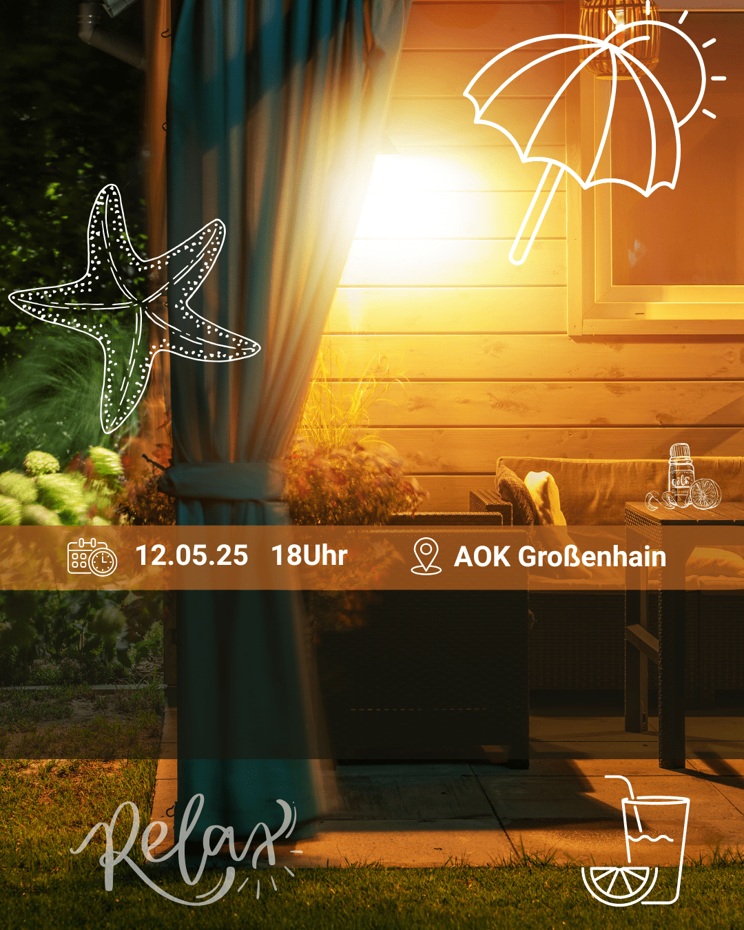 Summer Feeling – Aromatherapie - Workshop auf der Dachterrasse | AOK Großenhain - aromazauberei
