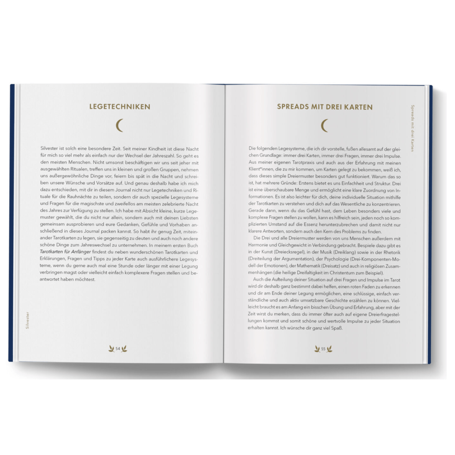 Tarot Journal für Rauhnächte und Jahreswende - aromazauberei