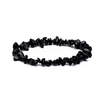 Turmalin Splitterarmband | Elastisch | Heilstein Schmuck - aromazauberei