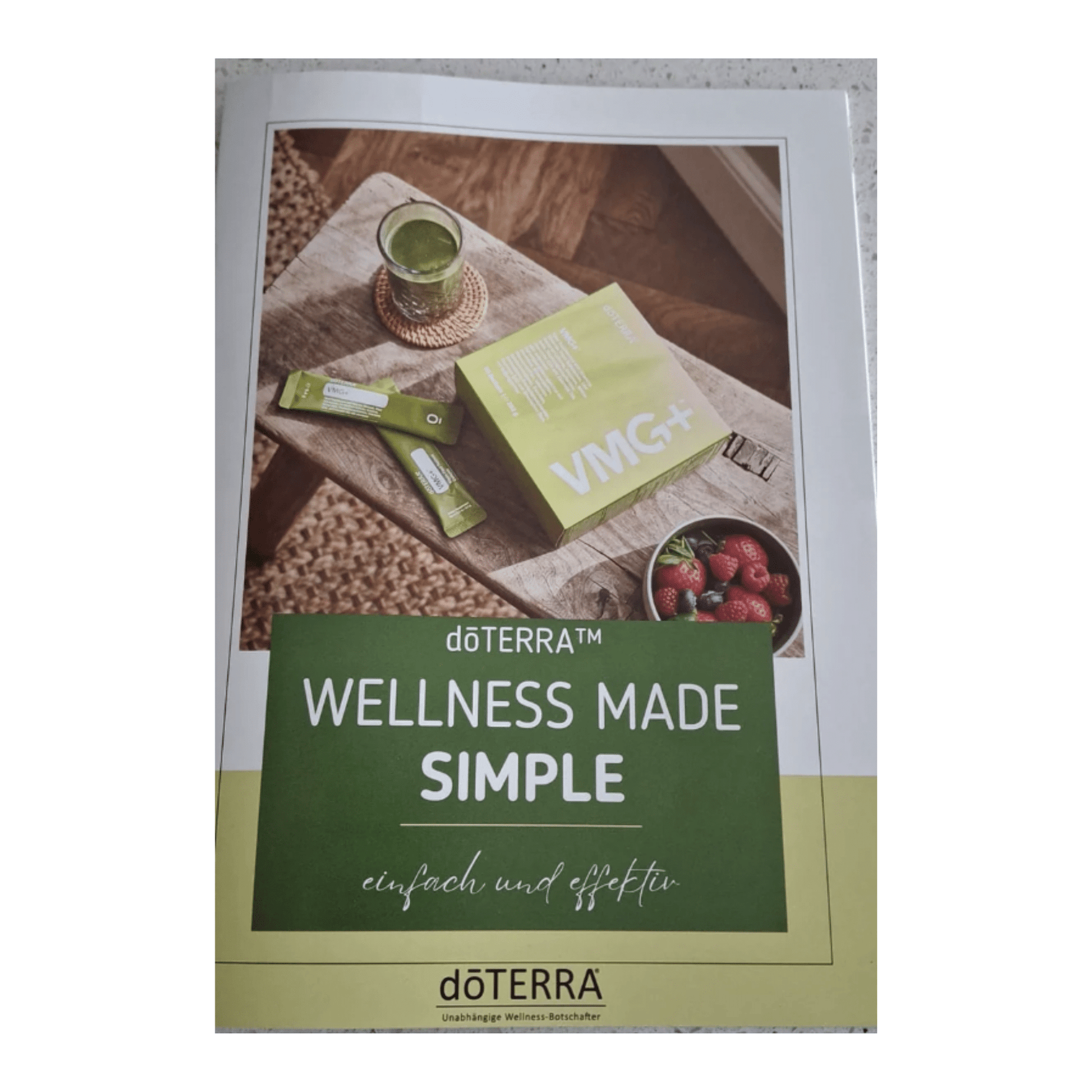 Wellness made simple Broschüre zur Nahrungsergänzung - aromazauberei