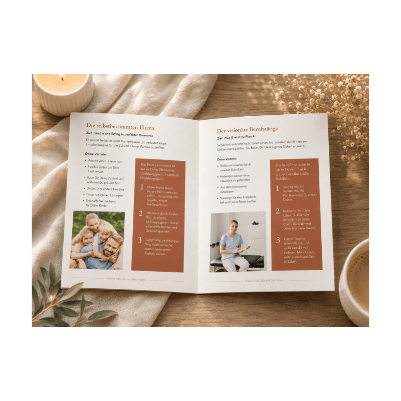 Zeit & Geld Broschüre – Dein doTERRA Business-Starter - aromazauberei